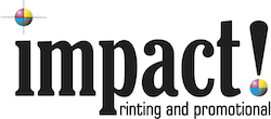 Impact Printing and Design Logo